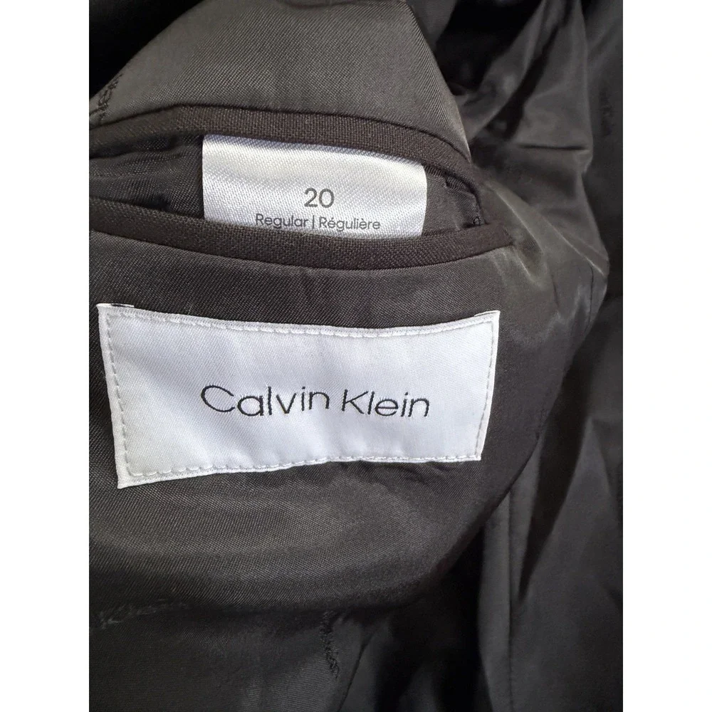 Calvin Klein Boys 20R Black Suit Jacket Blazer New With Tags Formal Classic